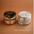 Glass Jar Candle With Printed Metal Lid